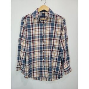 Tailorbyrd Collection Mens Plaid Button Down Long‎ Sleeve Casual Shirt